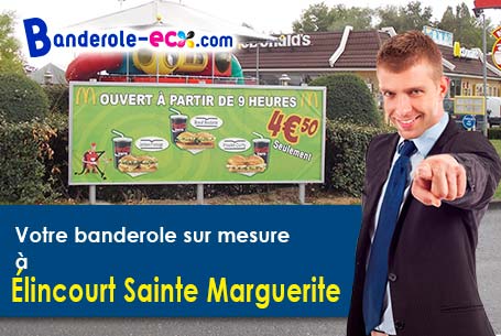Impression sur mesure de banderole personnalisée à Élincourt-Sainte-Marguerite (Oise/60157)