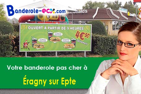 Impression sur mesure de banderole personnalisée à Éragny-sur-Epte (Oise/60590)