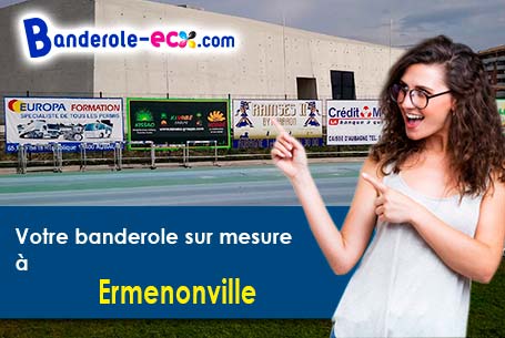 Impression sur mesure de banderole publicitaire à Ermenonville (Oise/60950)