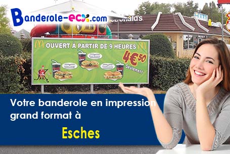 Impression sur mesure de banderole personnalisée à Esches (Oise/60110)