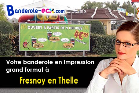 Impression sur mesure de banderole pas cher à Fresnoy-en-Thelle (Oise/60530)