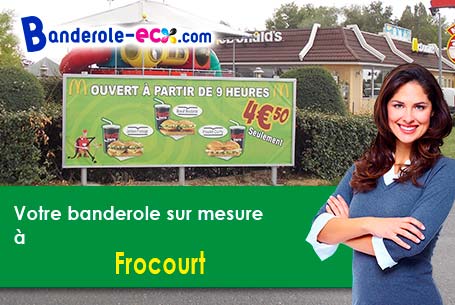 Impression sur mesure de banderole publicitaire à Frocourt (Oise/60000)