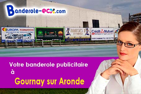Impression sur mesure de banderole publicitaire à Gournay-sur-Aronde (Oise/60190)