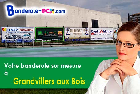 Impression sur mesure de banderole publicitaire à Grandvillers-aux-Bois (Oise/60190)