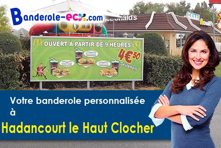 Impression sur mesure de banderole pas cher à Hadancourt-le-Haut-Clocher (Oise/60240)