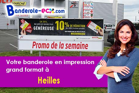 Impression sur mesure de banderole publicitaire à Heilles (Oise/60250)