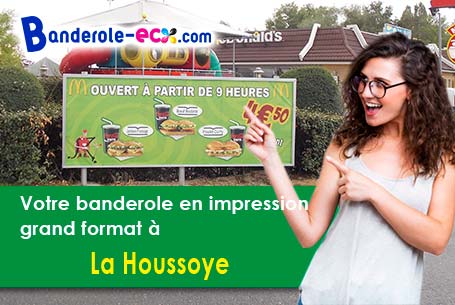 Impression sur mesure de banderole personnalisée à La Houssoye (Oise/60390)