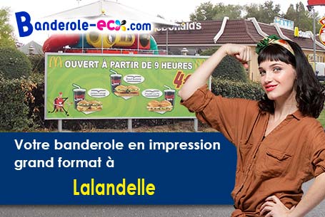 Impression sur mesure de banderole publicitaire à Lalandelle (Oise/60850)