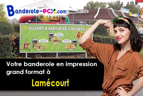 Impression sur mesure de banderole personnalisée à Lamécourt (Oise/60600)