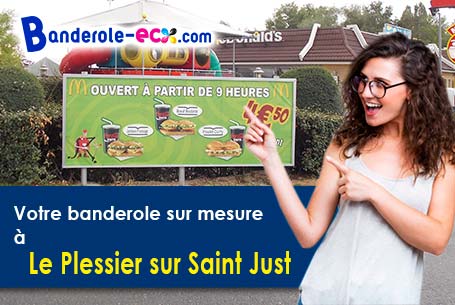 Impression sur mesure de banderole publicitaire à Le Plessier-sur-Saint-Just (Oise/60130)