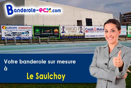 Impression sur mesure de banderole pas cher à Le Saulchoy (Oise/60360)