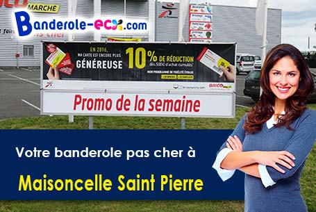 Impression sur mesure de banderole publicitaire à Maisoncelle-Saint-Pierre (Oise/60112)