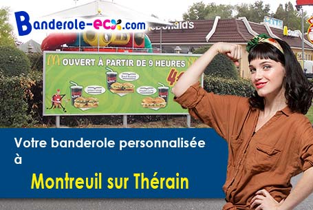 Impression sur mesure de banderole publicitaire à Montreuil-sur-Thérain (Oise/60134)