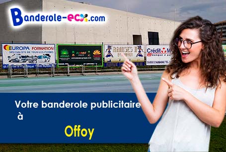 Impression sur mesure de banderole publicitaire à Offoy (Oise/60210)