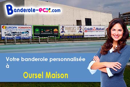 Impression sur mesure de banderole publicitaire à Oursel-Maison (Oise/60480)