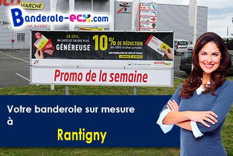 Impression sur mesure de banderole personnalisée à Rantigny (Oise/60290)