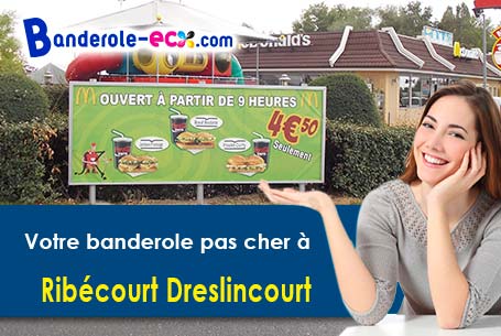 Impression sur mesure de banderole pas cher à Ribécourt-Dreslincourt (Oise/60170)