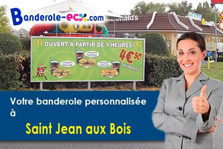 Impression sur mesure de banderole personnalisée à Saint-Jean-aux-Bois (Oise/60350)