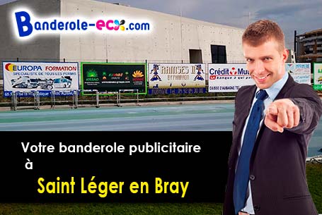 Impression sur mesure de banderole publicitaire à Saint-Léger-en-Bray (Oise/60155)