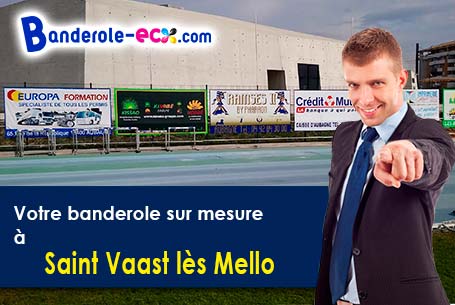 Impression sur mesure de banderole publicitaire à Saint-Vaast-lès-Mello (Oise/60660)