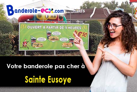 Impression sur mesure de banderole publicitaire à Sainte-Eusoye (Oise/60480)