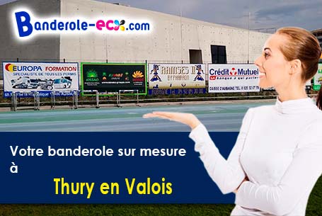 Impression sur mesure de banderole publicitaire à Thury-en-Valois (Oise/60890)