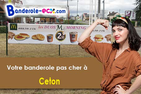 Création offerte de votre banderole personnalisée à Ceton (Orne/61260)