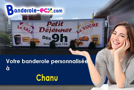 Création offerte de votre banderole pas cher à Chanu (Orne/61800)