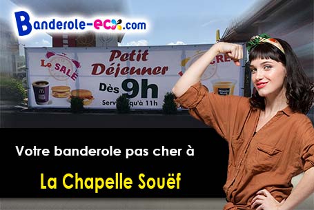 Création offerte de votre banderole publicitaire à La Chapelle-Souëf (Orne/61130)