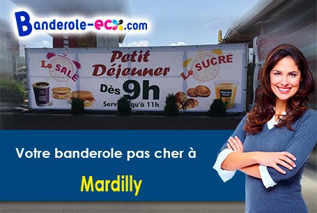 Création offerte de votre banderole publicitaire à Mardilly (Orne/61230)