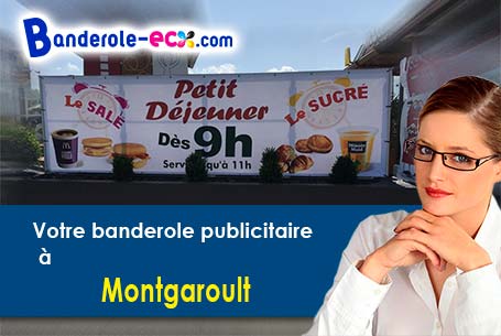 Création offerte de votre banderole pas cher à Montgaroult (Orne/61150)