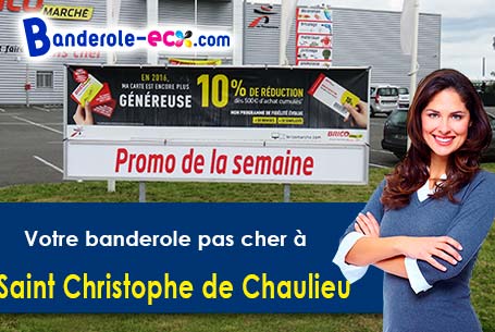 Impression sur mesure de banderole publicitaire à Saint-Christophe-de-Chaulieu (Orne/61800)
