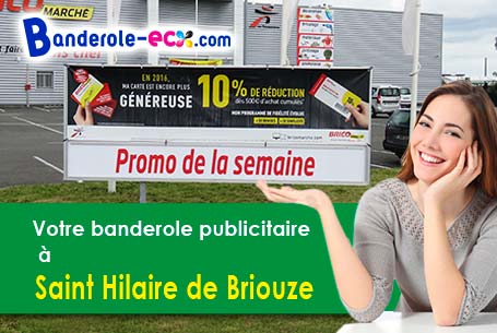 Impression sur mesure de banderole publicitaire à Saint-Hilaire-de-Briouze (Orne/61220)