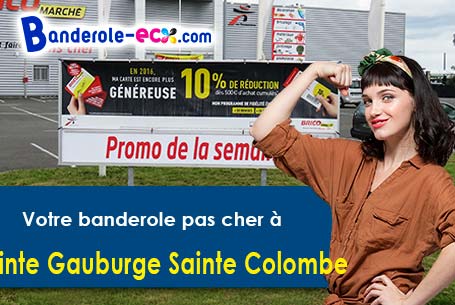 Impression sur mesure de banderole publicitaire à Sainte-Gauburge-Sainte-Colombe (Orne/61370)