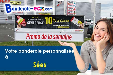 Impression sur mesure de banderole publicitaire à Sées (Orne/61500)