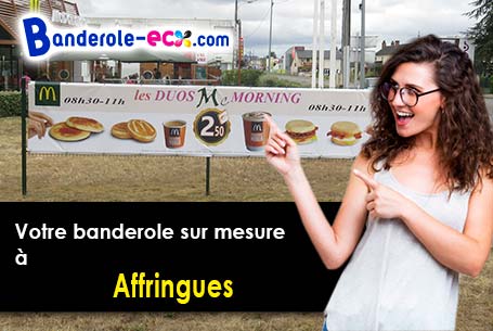 Création offerte de votre banderole pas cher à Affringues (Pas-de-Calais/62380)