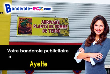 Création inclus pour votre banderole pas cher à Ayette (Pas-de-Calais/62116)
