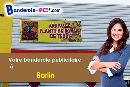 Création inclus pour votre banderole pas cher à Barlin (Pas-de-Calais/62620)