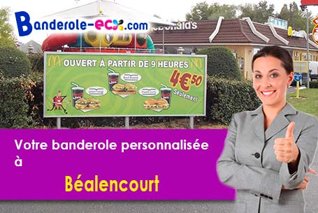 Création inclus pour votre banderole pas cher à Béalencourt (Pas-de-Calais/62770)