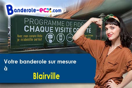 Création offerte de votre banderole personnalisée à Blairville (Pas-de-Calais/62173)