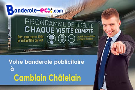 Création offerte de votre banderole pas cher à Camblain-Châtelain (Pas-de-Calais/62470)