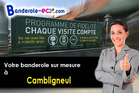 Création offerte de votre banderole personnalisée à Cambligneul (Pas-de-Calais/62690)