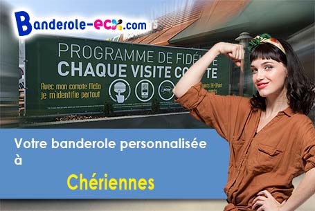 Création offerte de votre banderole pas cher à Chériennes (Pas-de-Calais/62140)