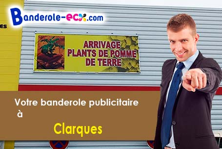 Création inclus pour votre banderole pas cher à Clarques (Pas-de-Calais/62129)