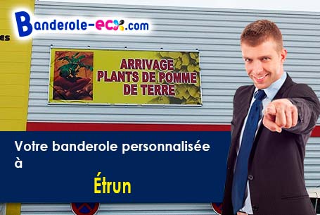 Création gratuite de votre banderole publicitaire à Étrun (Pas-de-Calais/62161)