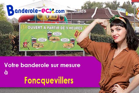 Création gratuite de votre banderole publicitaire à Foncquevillers (Pas-de-Calais/62111)