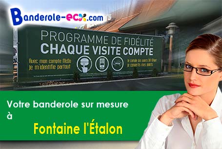 Création offerte de votre banderole personnalisée à Fontaine-l'Étalon (Pas-de-Calais/62390)