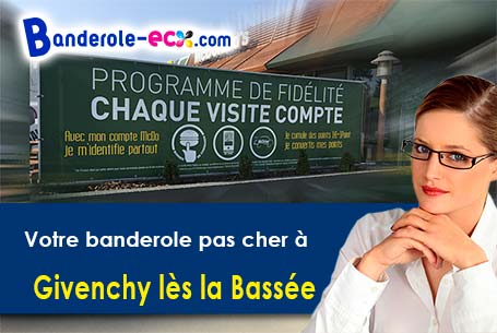 Création offerte de votre banderole pas cher à Givenchy-lès-la-Bassée (Pas-de-Calais/62149)