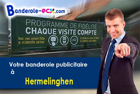 Création offerte de votre banderole publicitaire à Hermelinghen (Pas-de-Calais/62132)