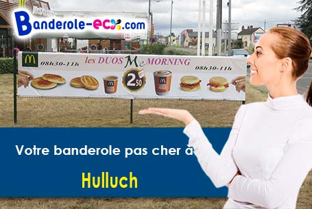 Création offerte de votre banderole personnalisée à Hulluch (Pas-de-Calais/62410)